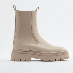 ZARA FLAT ANKLE BOOTS SZ 10 or EU 41